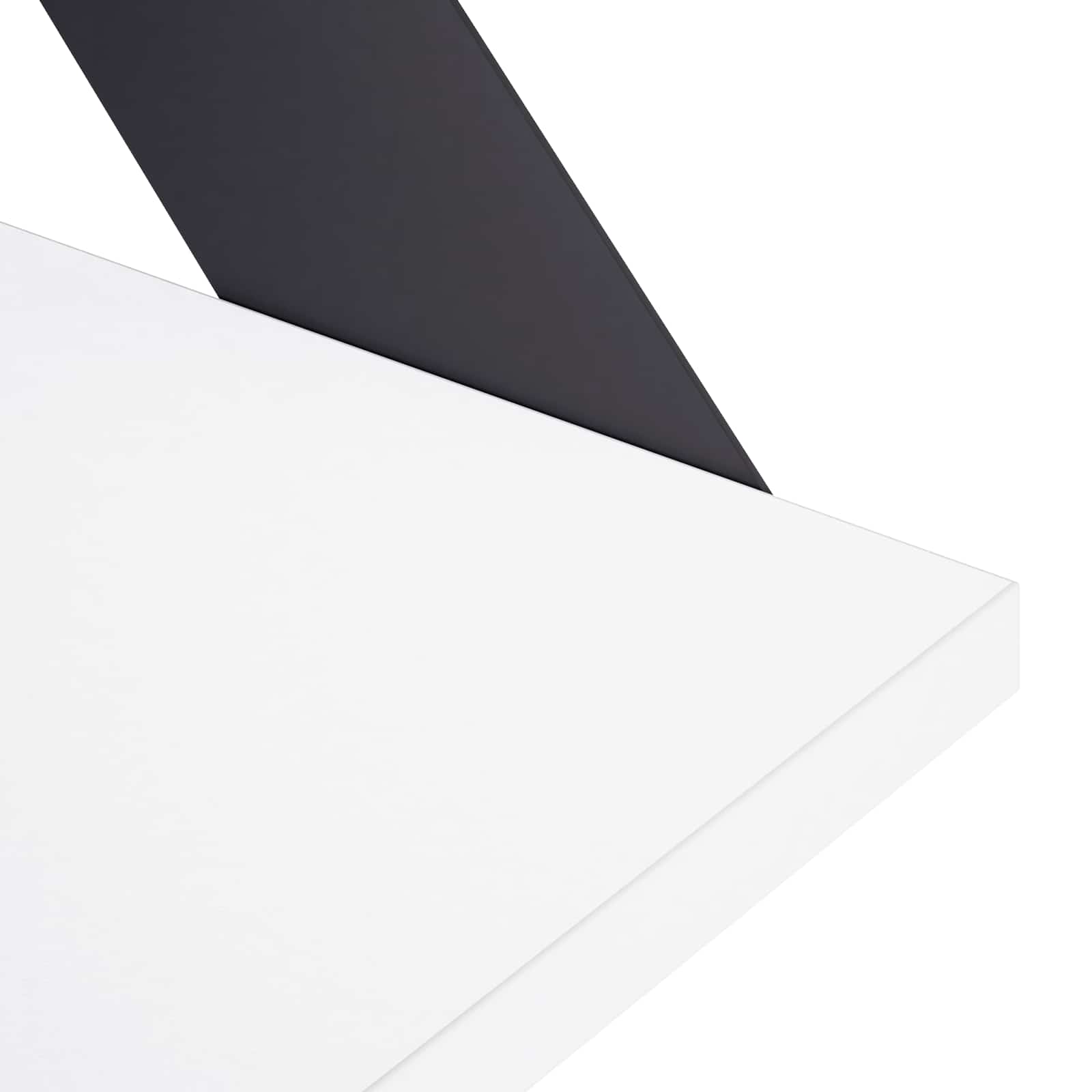 Wall Shelves 2 pcs White 80 x 20 x 17 cm