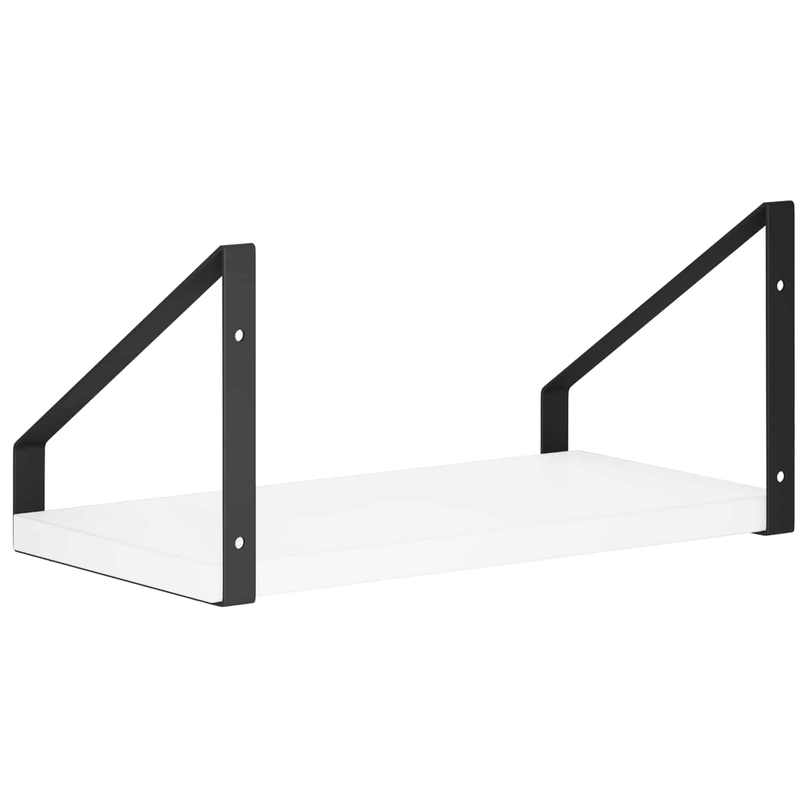 Wall Shelves 2 pcs White 30 x 16 x 15.5 cm
