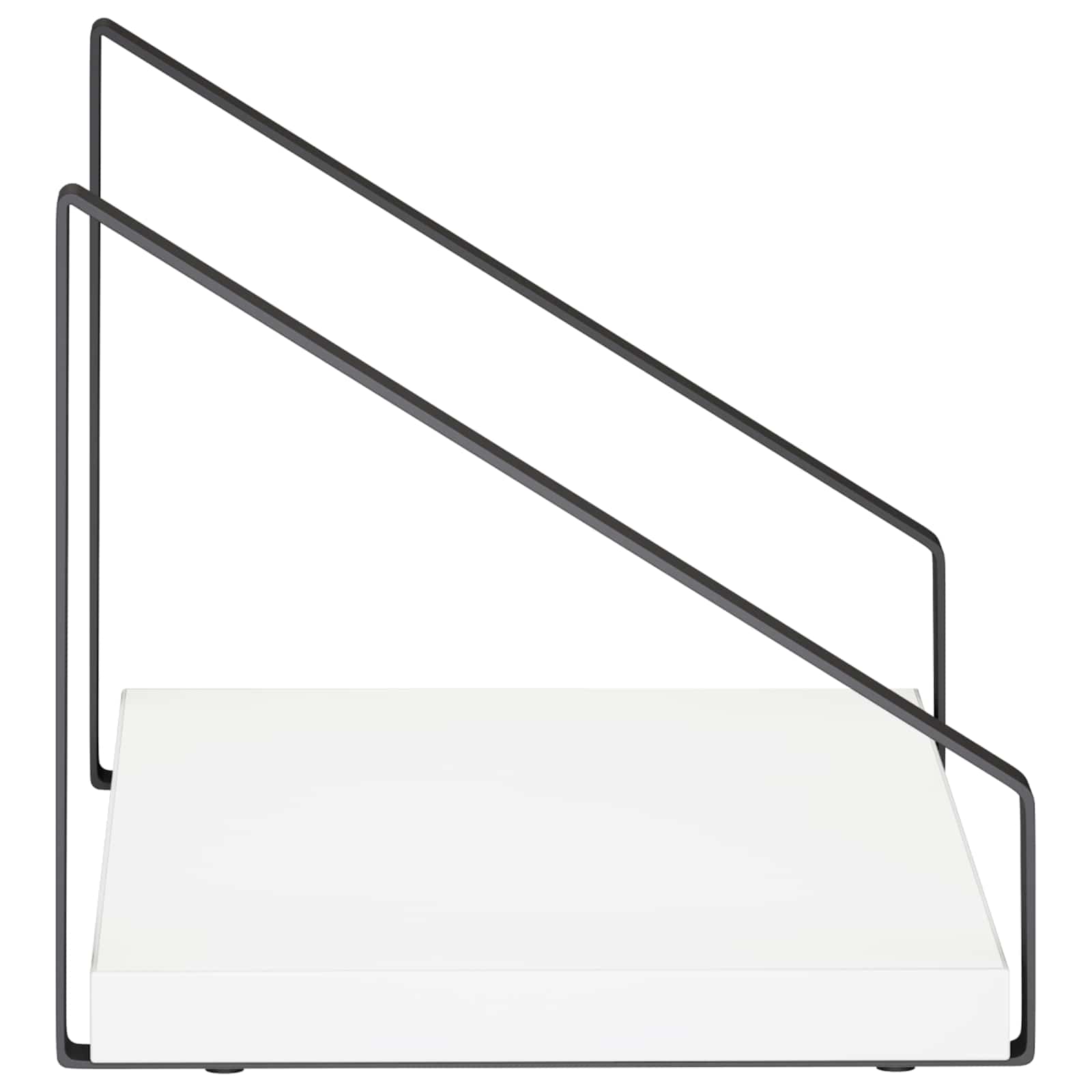 Wall Shelves 2 pcs White 30 x 16 x 15.5 cm