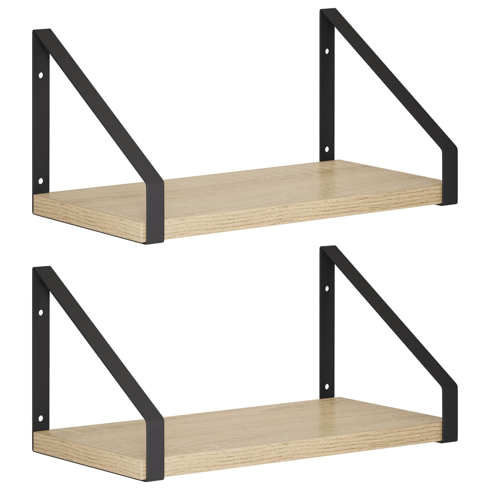 Wall Shelves 2 pcs Sonoma Oak 30 x 16 x 15.5 cm