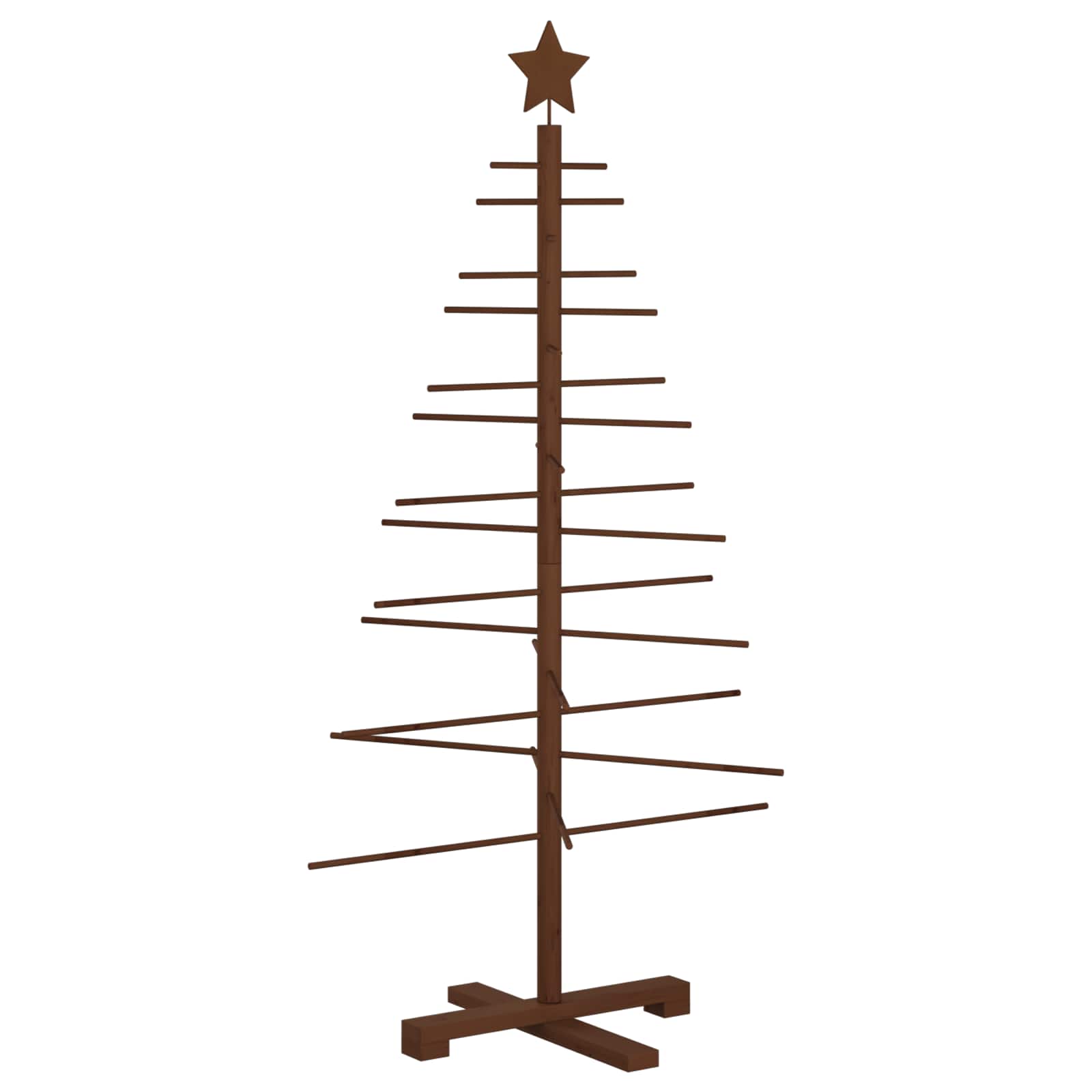 Wooden Christmas Tree KOTKA 125 cm Bamboo and solid pine wood