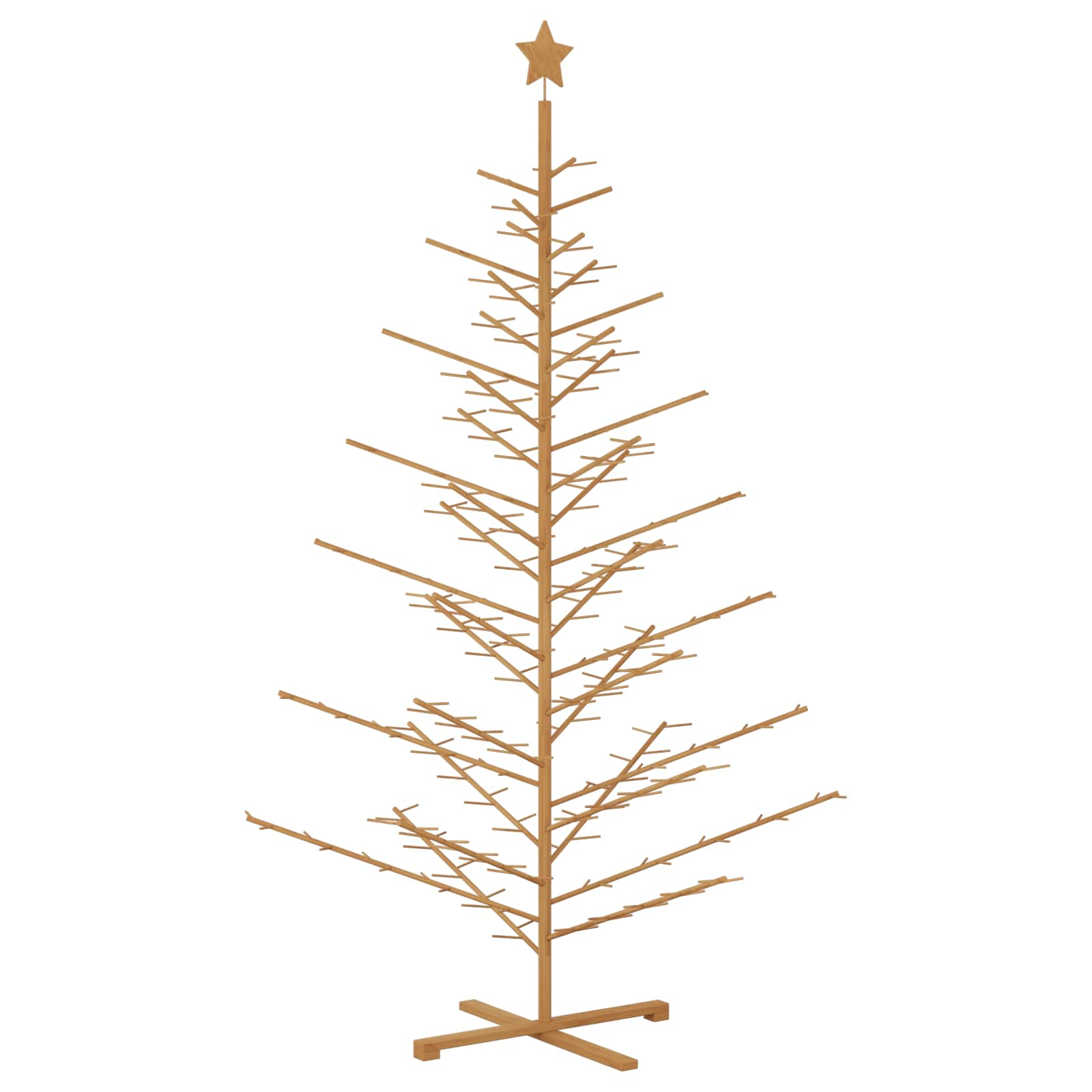 Wooden Christmas Tree KOTKA 240 cm Bamboo and solid pine wood