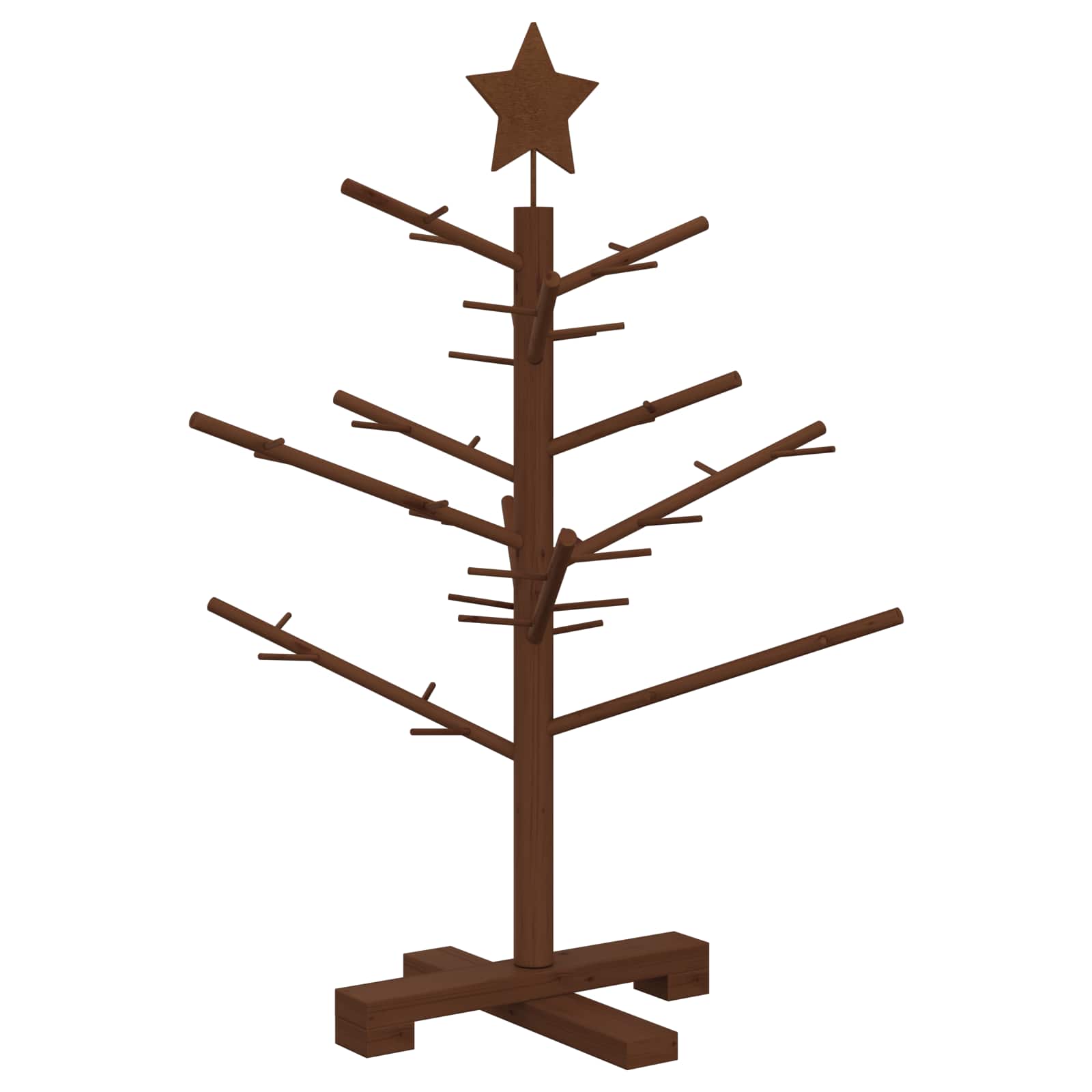 Wooden Christmas Tree KOTKA 75 cm Bamboo and solid pine wood