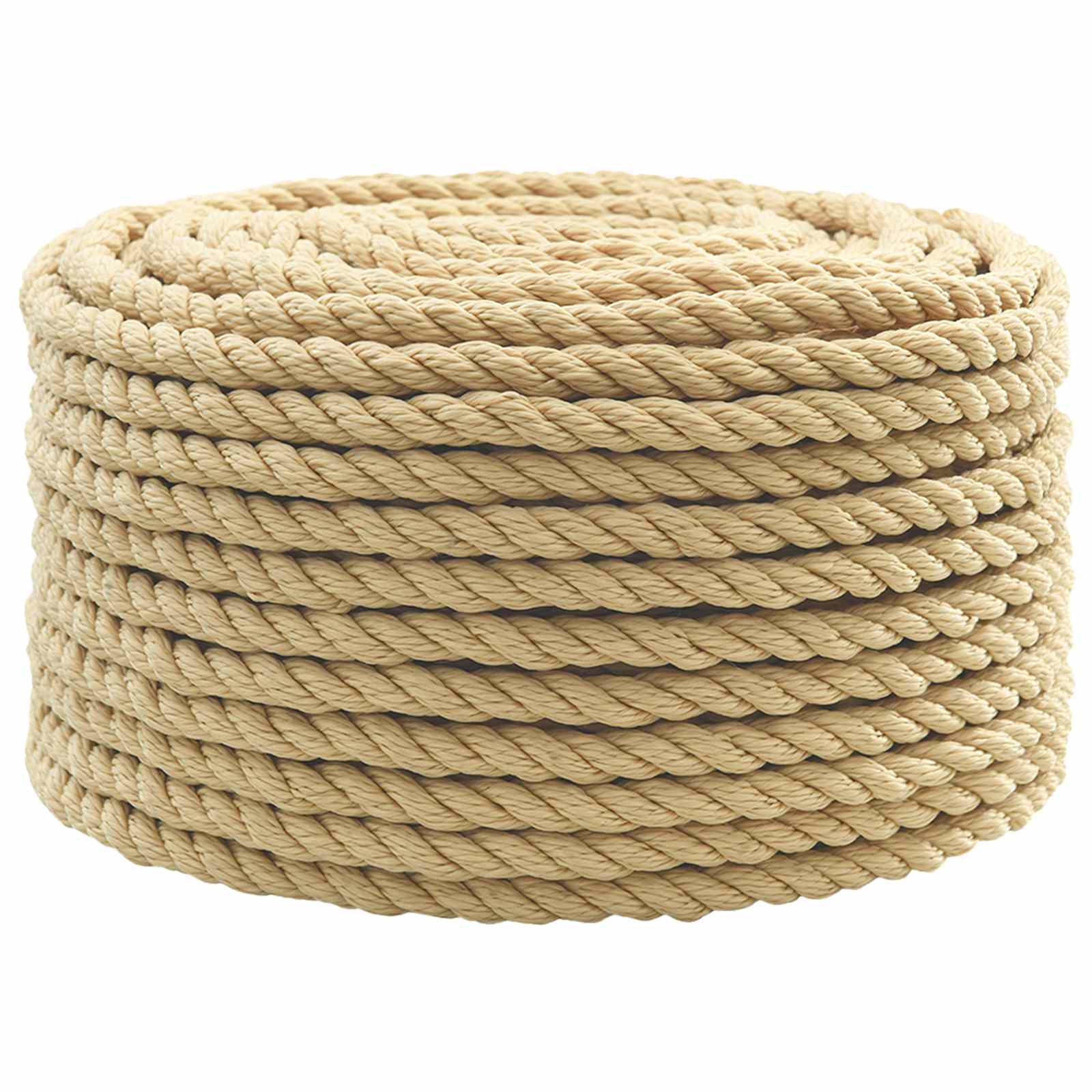Multipurpose Utility Rope 12 mm 25 m Natural PP 930 kg Max Load