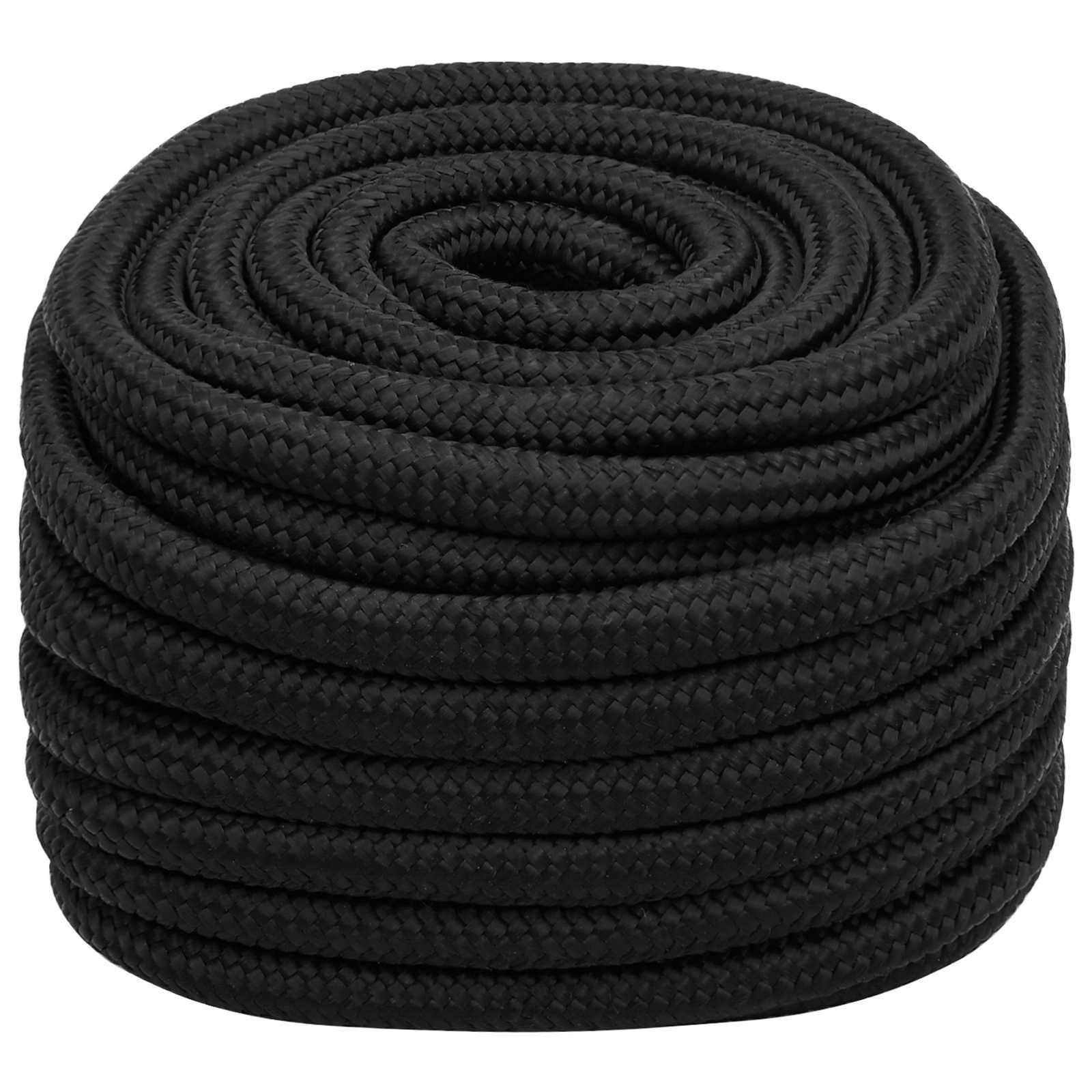 Multipurpose Utility Rope 12 mm 25 m Black PP 930 kg Max Load
