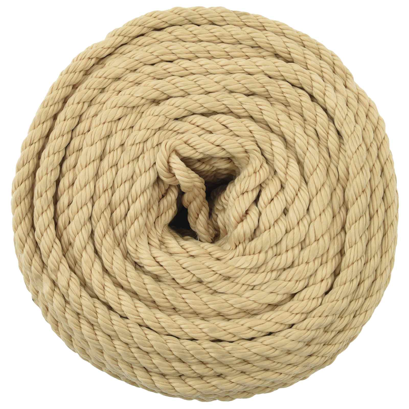 Multipurpose Utility Rope 8 mm 50 m Natural PP 420 kg Max Load