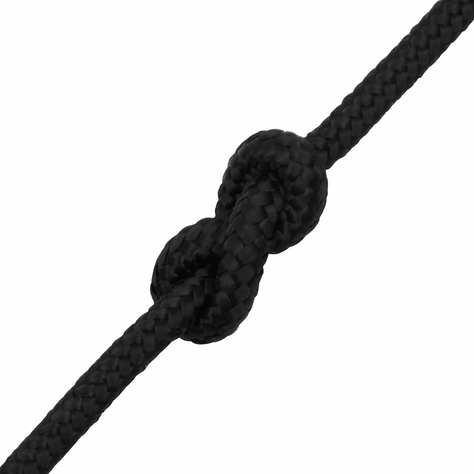 Multipurpose Utility Rope 10 mm 50 m Black PP 645 kg Max Load