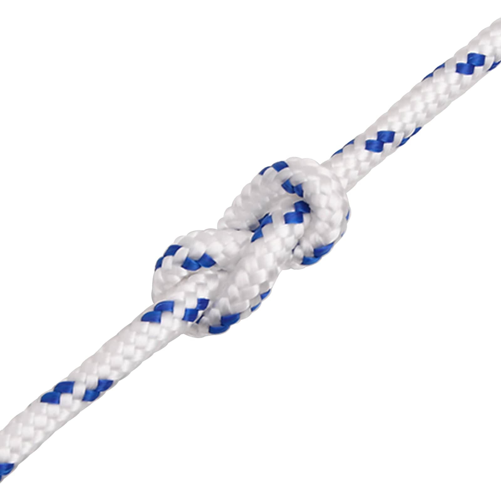 Multipurpose Utility Rope 10 mm 100 m White and Blue PP