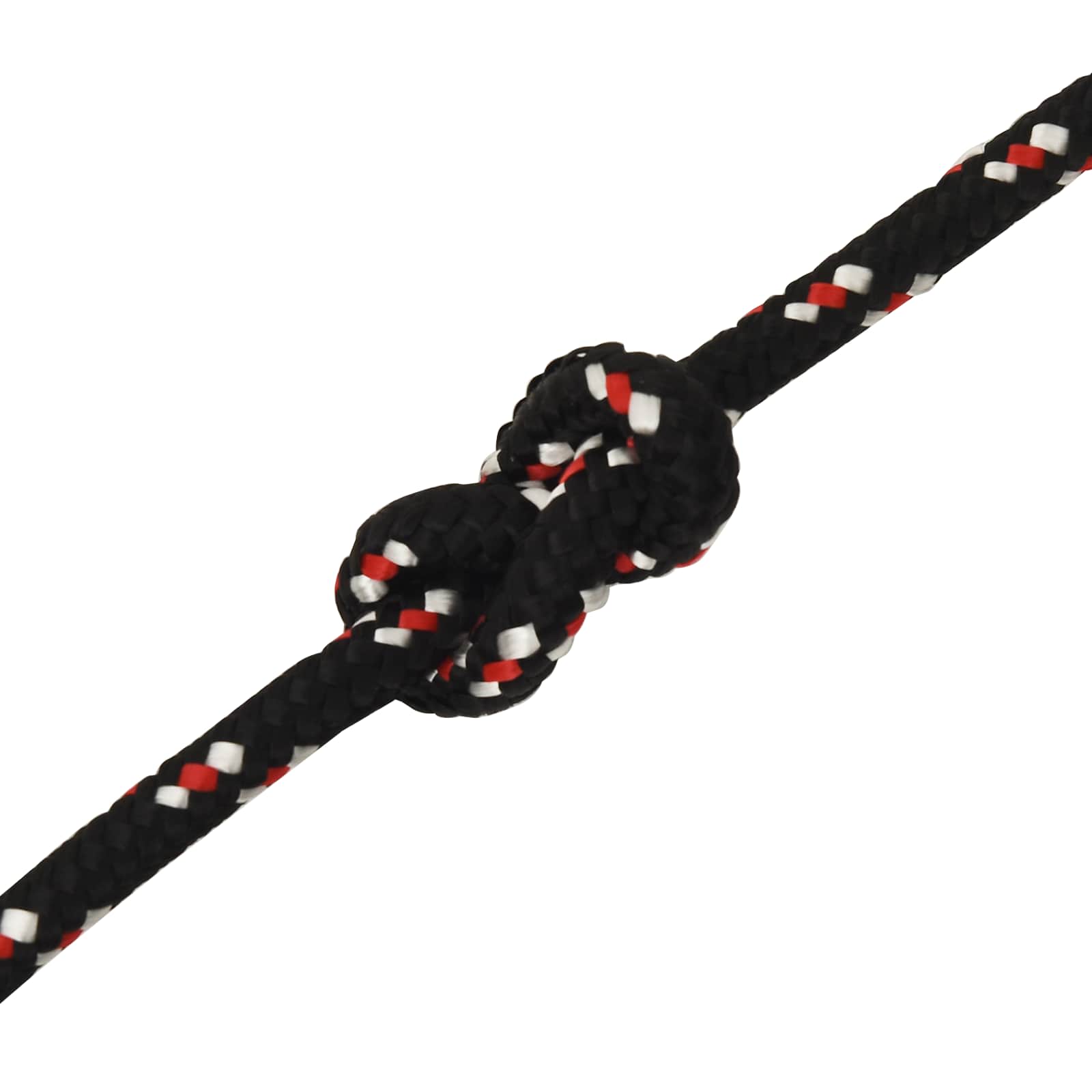Multipurpose Utility Rope 12 mm 25 m Black and Red PP
