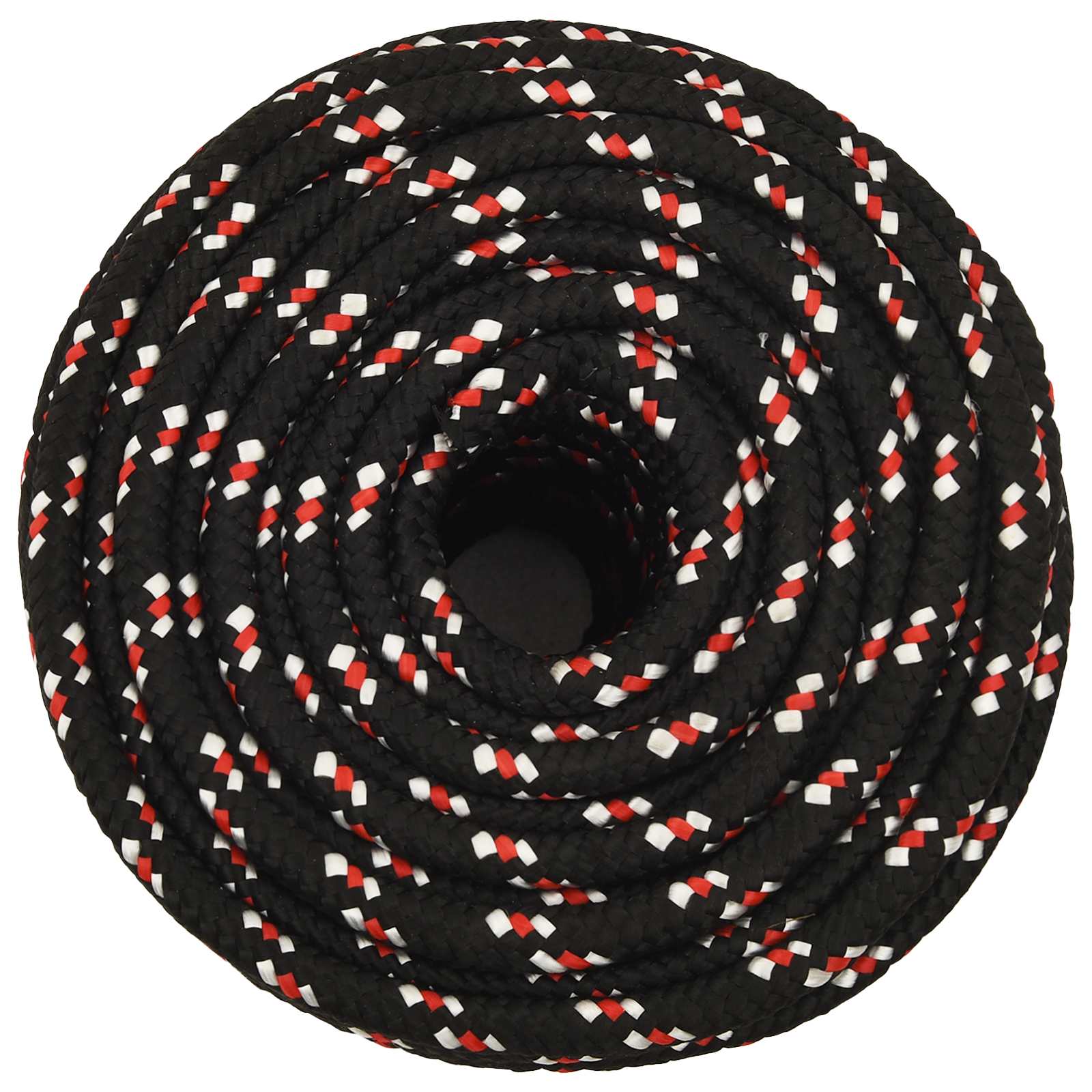 Multipurpose Utility Rope 12 mm 25 m Black and Red PP