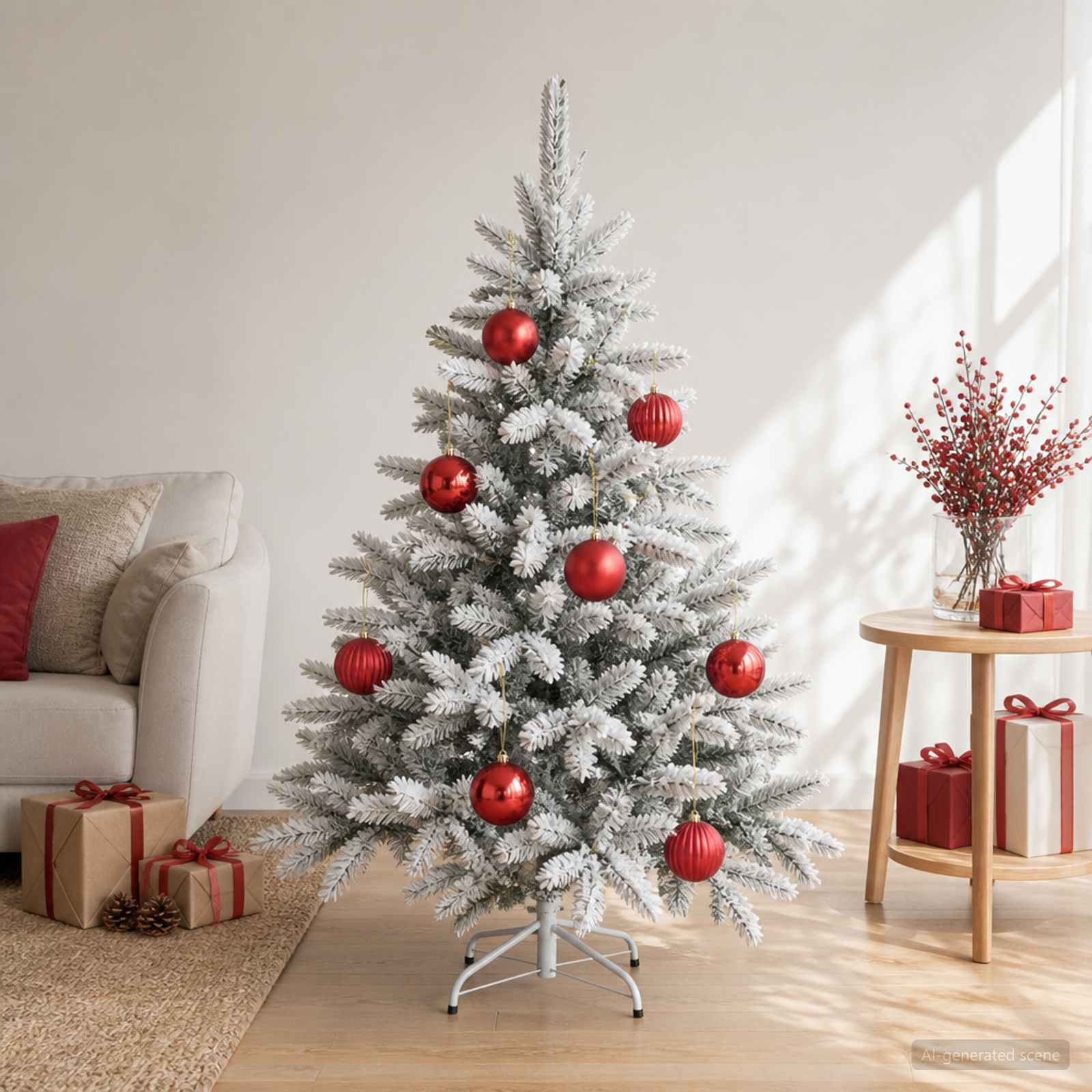 Christmas Ball Set XXL 3 pcs Red Ø 25 cm Plastic