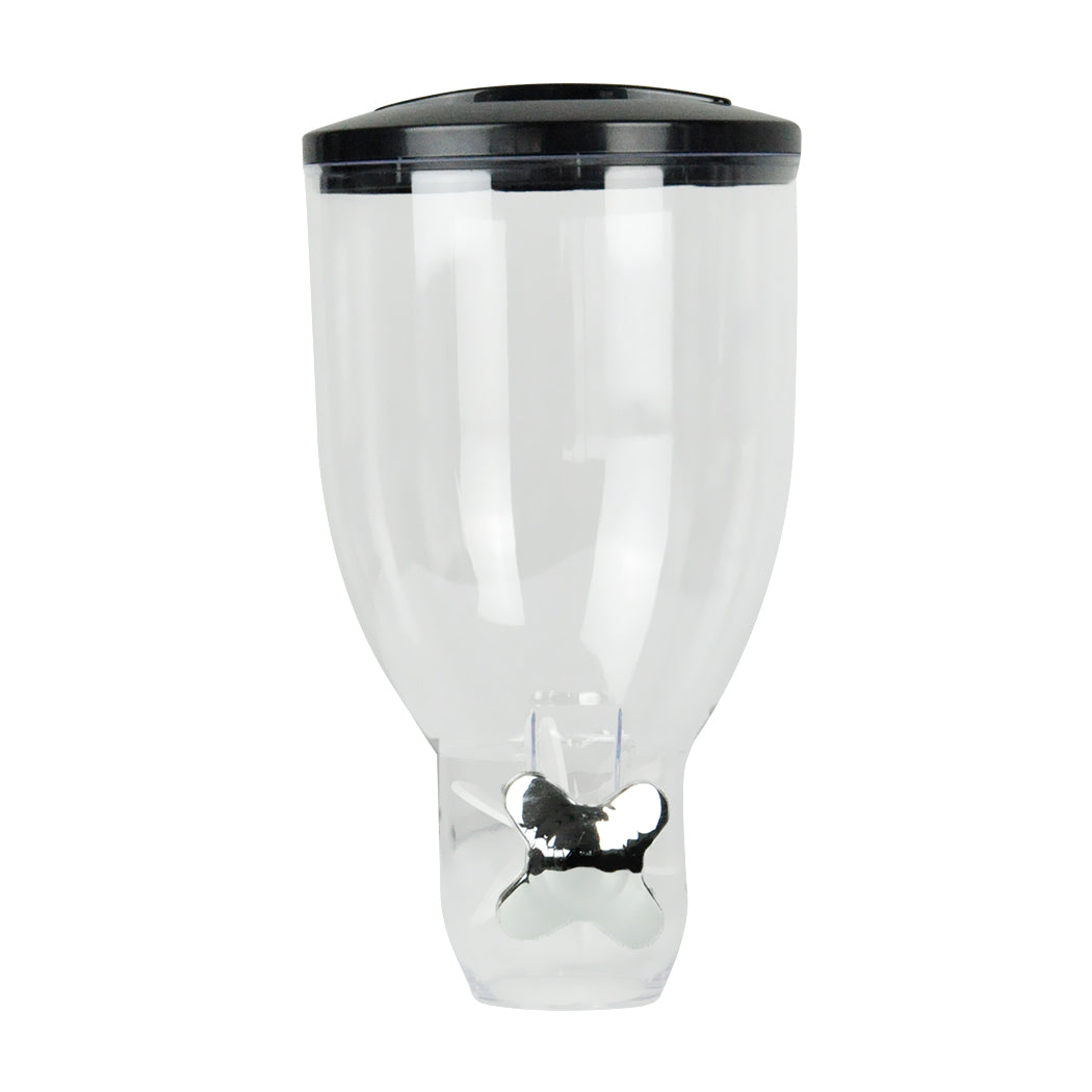 TOQUE Double Cereal Dispenser Dry Food Black-1954802892053549061