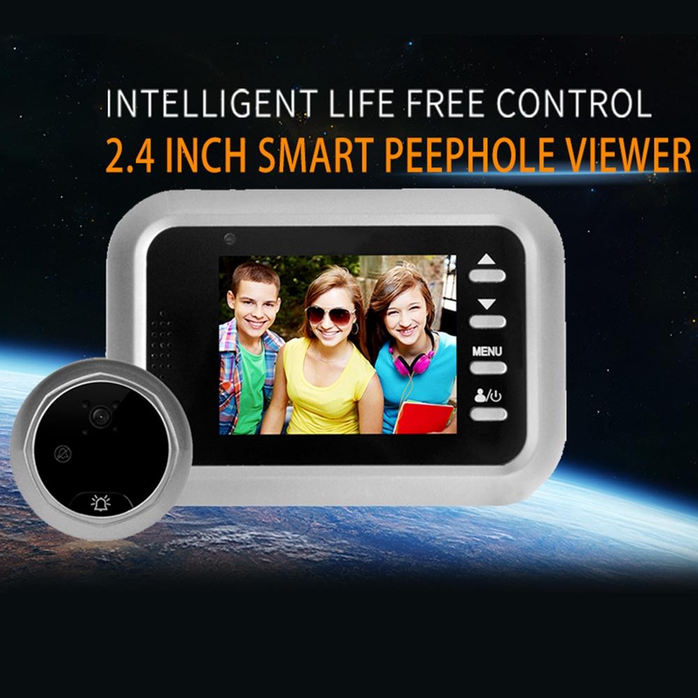 2.4 Screen 2.0Mp Security Camera With Tf Card Slot - Silver-1915196593859072005
