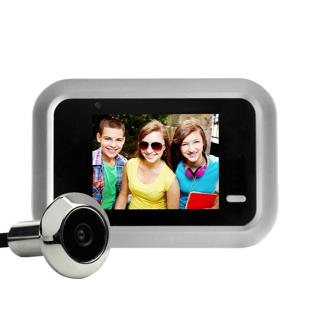 2.4 Screen 2.0Mp Security Camera With Tf Card Support - No Disturb Peephole Viewer-1915196598938374144