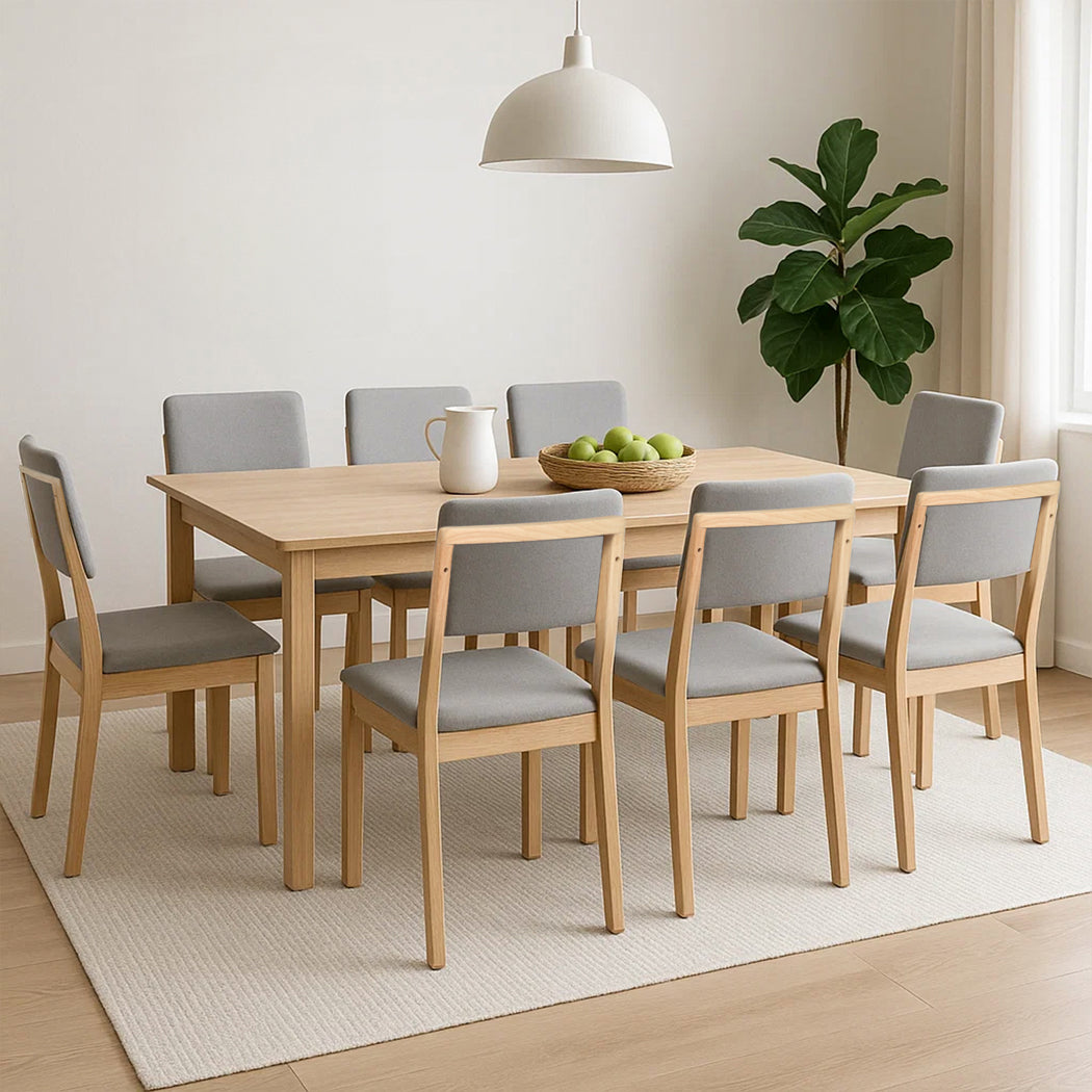 Levede Dining Chairs 8 Upholstered Kitchen Chair-1973193571037220871