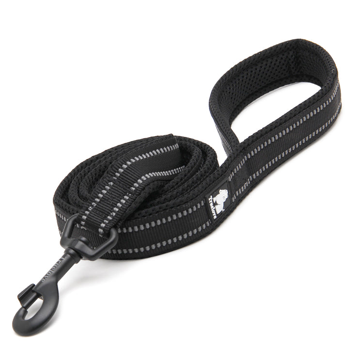 True Love Reflective Pet Leash 2m - Black, L-1962324896713412608
