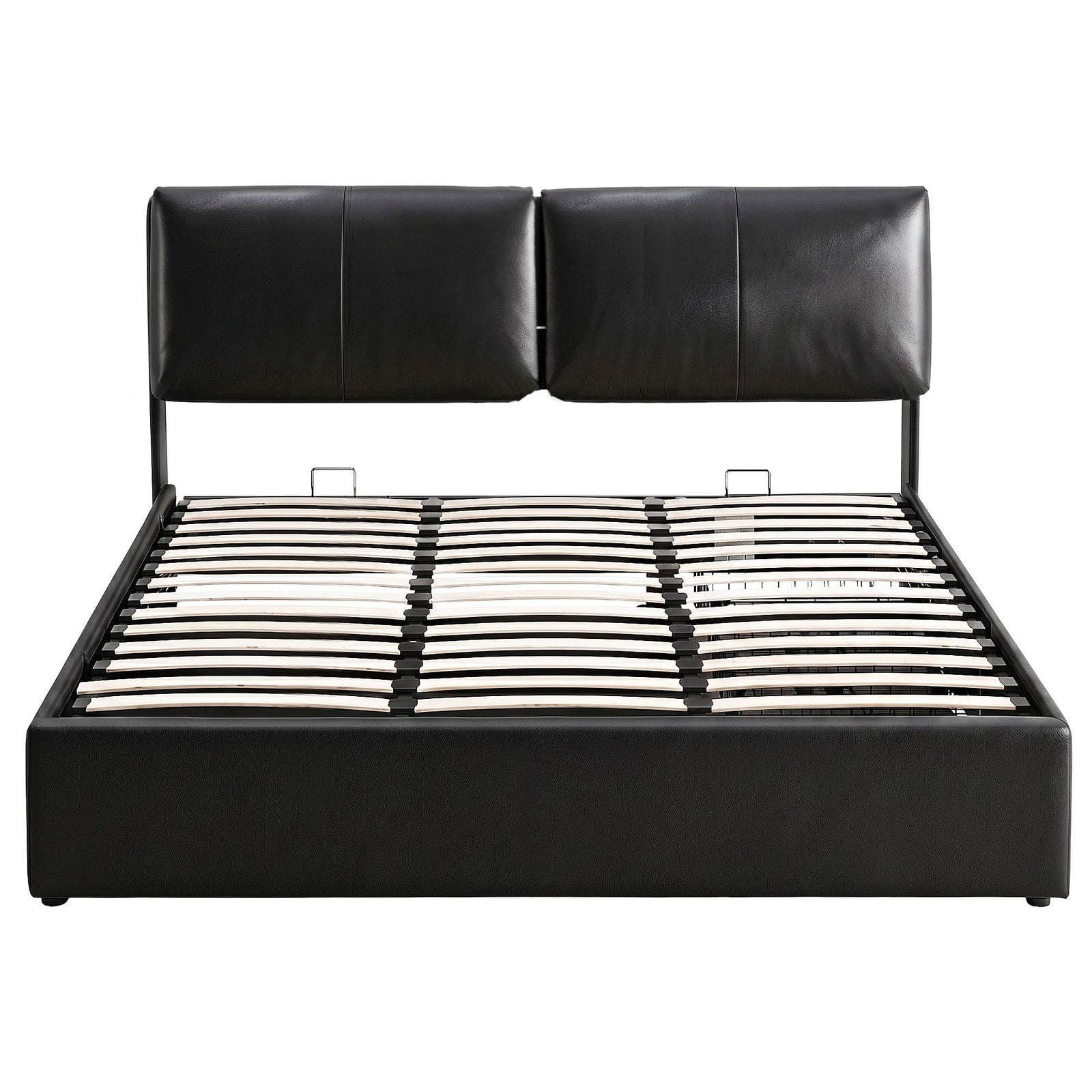 Artiss King Bed Frame Gas Lift Storage 3 Drawers Adjustable Headboard Platform Bed Black
