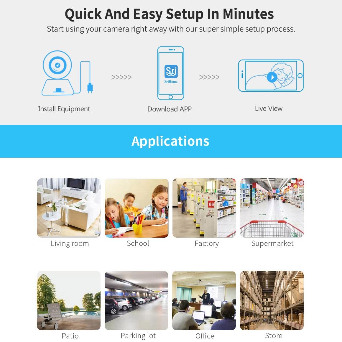 Ai Ip Camera With 3.0Mp 1296P Hd Two-Way Talk Auto Tracking Humanoid Detection Night Vision Tf Card Support-1964932158116204549
