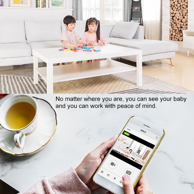 Wireless Wifi Surveillance Camera With Wide Angle & Motion Detection-1915198400572297218