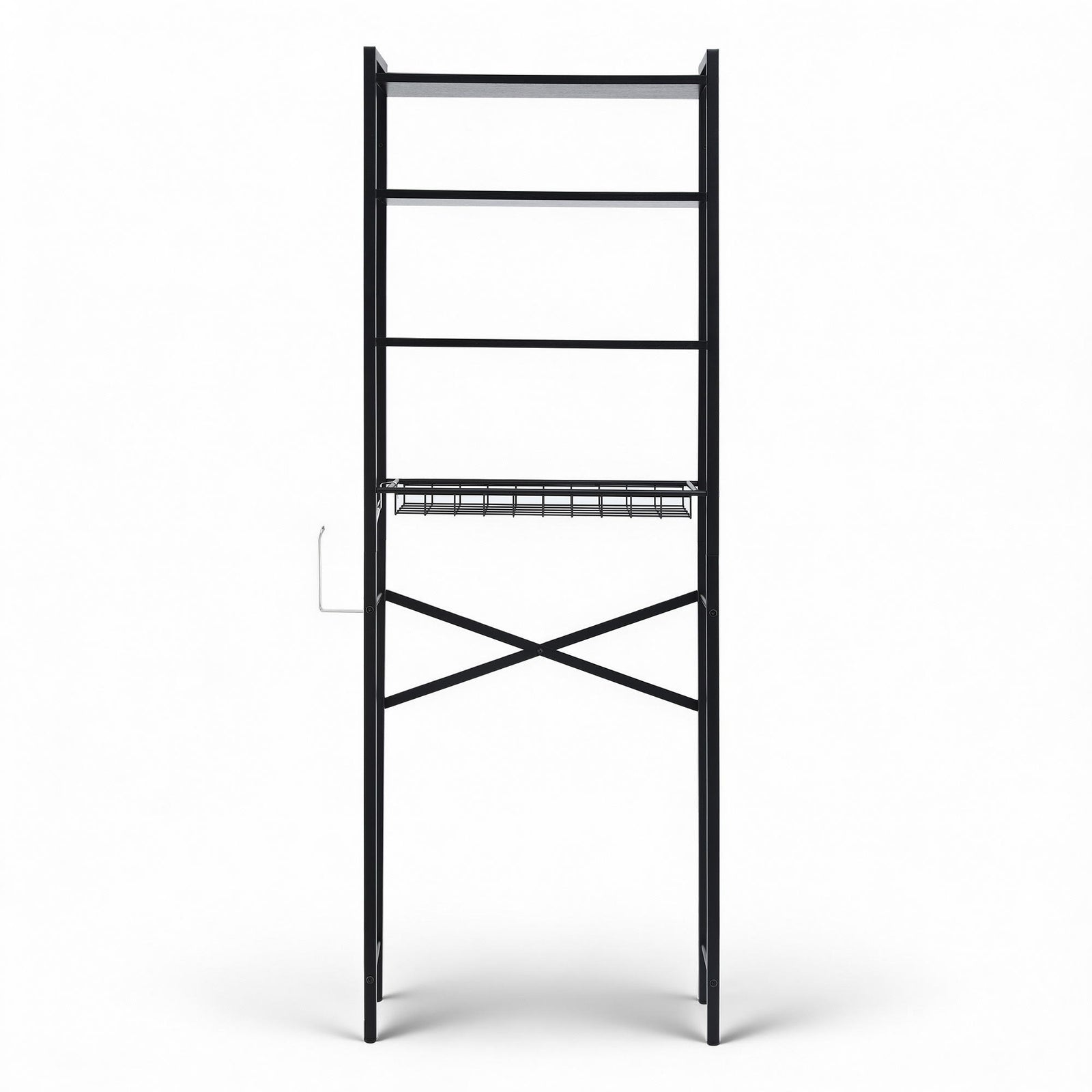 Artiss Over Toilet Bathroom Storage Rack Space Saving 4 Tier Organiser White
