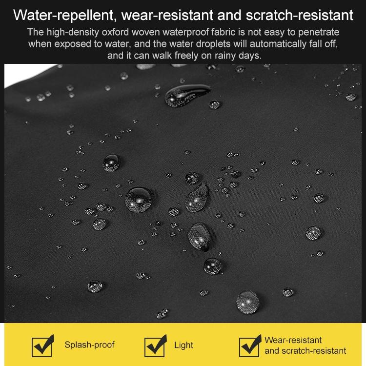 Multifunctional Oxford Laptop Backpack In Black-1915196700511834116