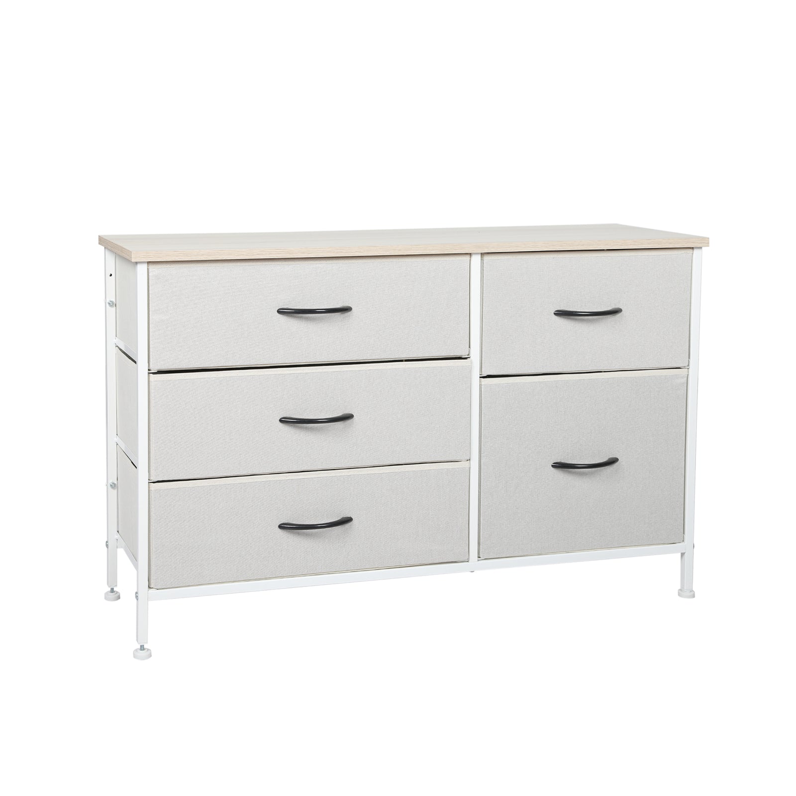 Levede Storage Cabinet Tower Chest of Beige-1954802991626326016