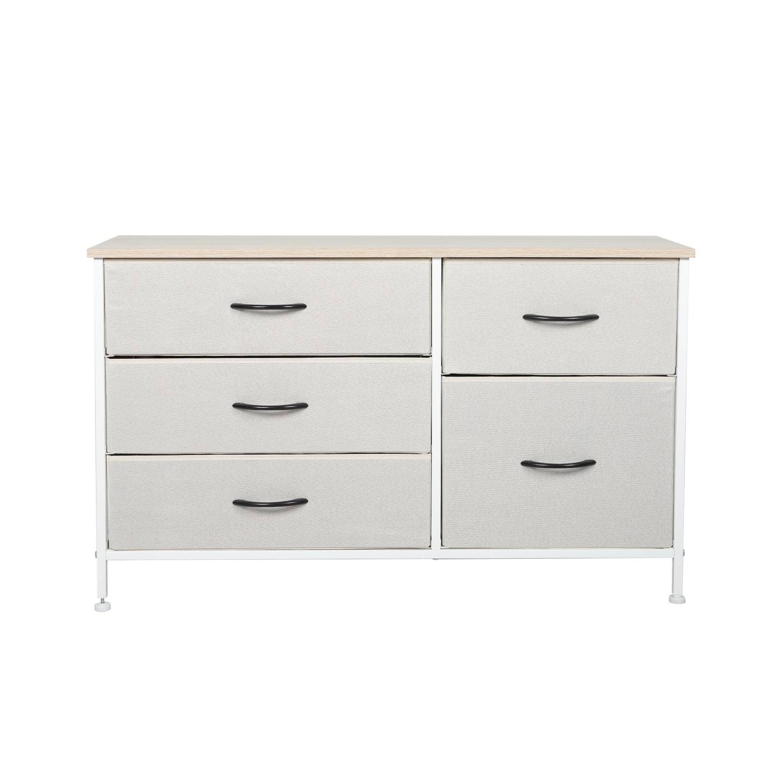 Levede Storage Cabinet Tower Chest of Beige-1954802991626326017