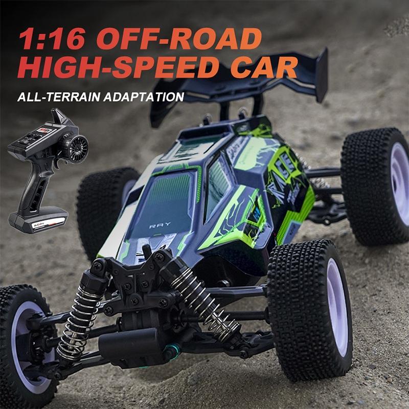 Green 1 16 2.4G Rc Off-Road Racing Car Toy - Electric 4Wd-1915196541094727682