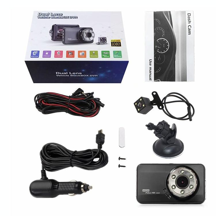 Hidden Dual-Lens Car Dvr With Reversing Video Monitor-1915198074716819458