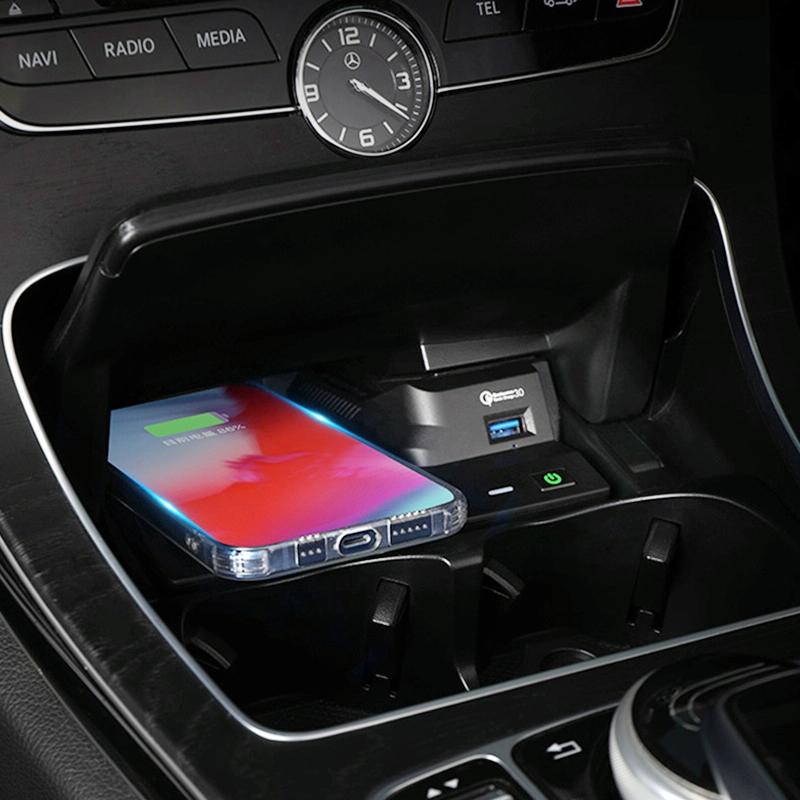Wireless Charger For Mercedes-Benz C Class - 10W Qi Standard Quick Charge - 2015-2021-1915197101311135750