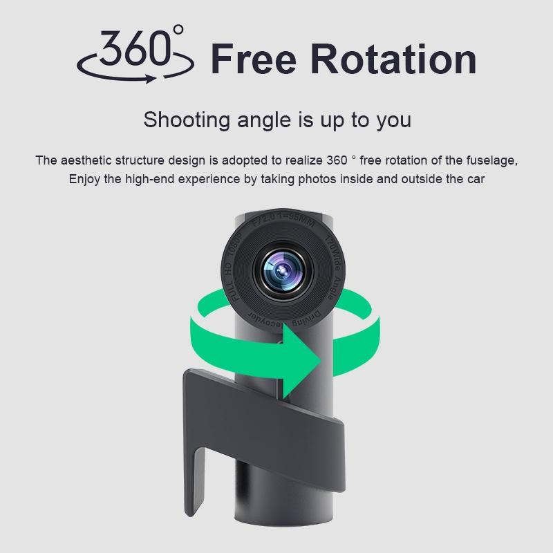360 Degree Dual Camera Car Wifi Driving Recorder-1915198064633712642
