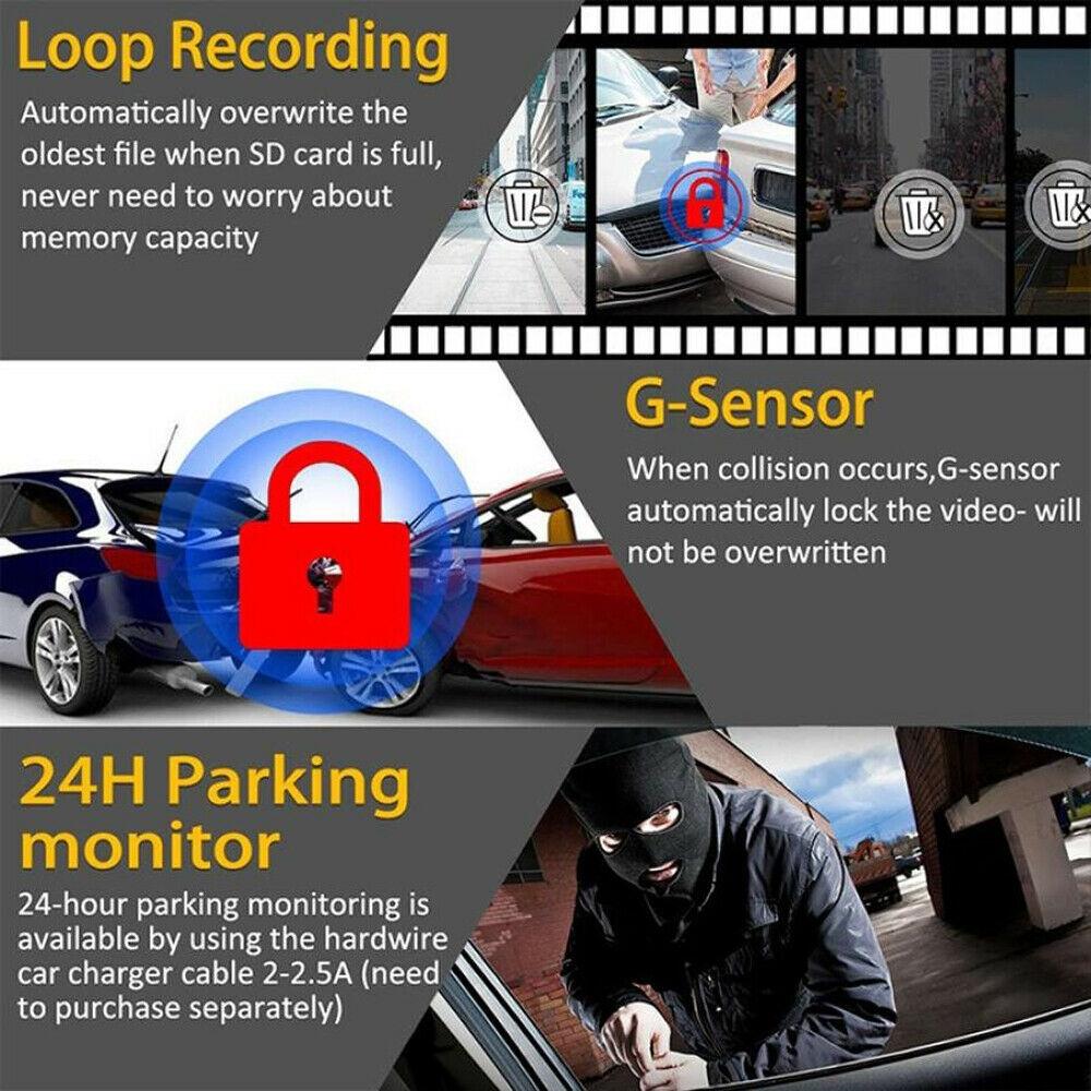 Hd Dual Camera Car Recorder With Infrared Night Vision - F9-1915198082266566661
