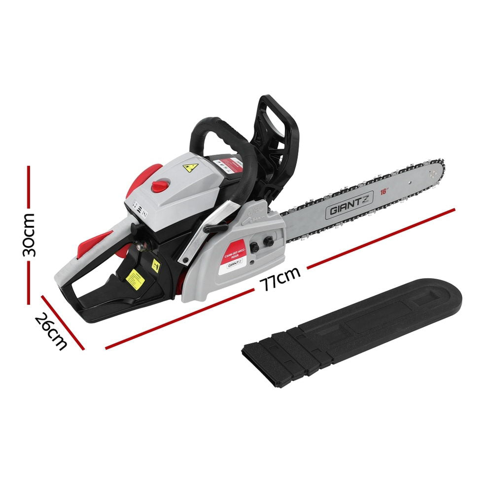 Giantz 42CC Petrol Chainsaw 16'' Bar Chain Saw Lightweight for Pruning Cutting