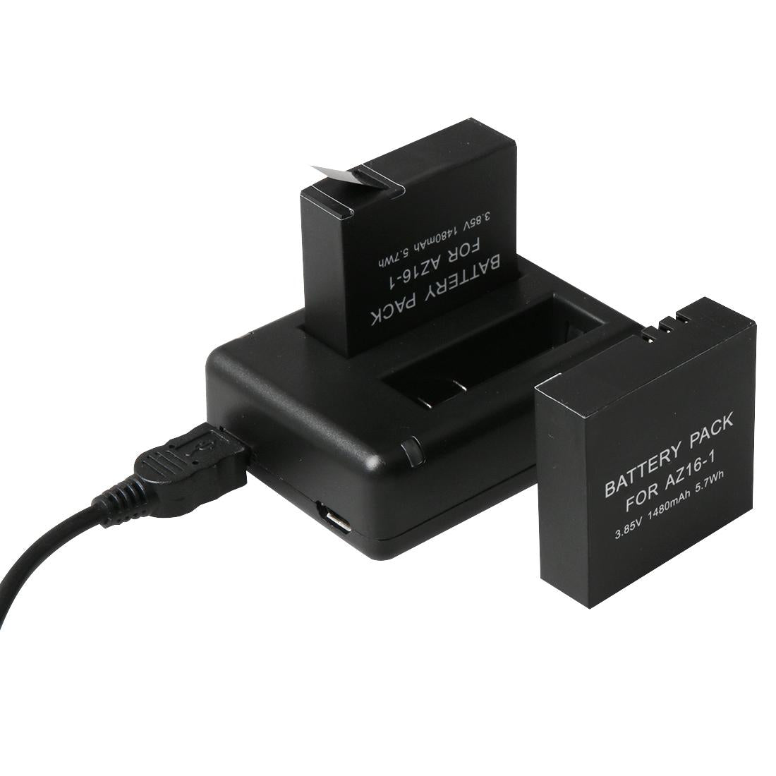 Usb Dual Battery Charger For Xiaomi Xiaoyi Ii 4K Camera-1915198226017947653
