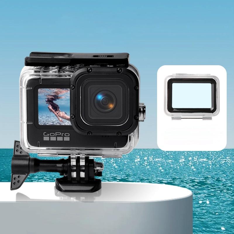 Waterproof Touch Case For Gopro Hero10 With Back Cover-1915197768897531904