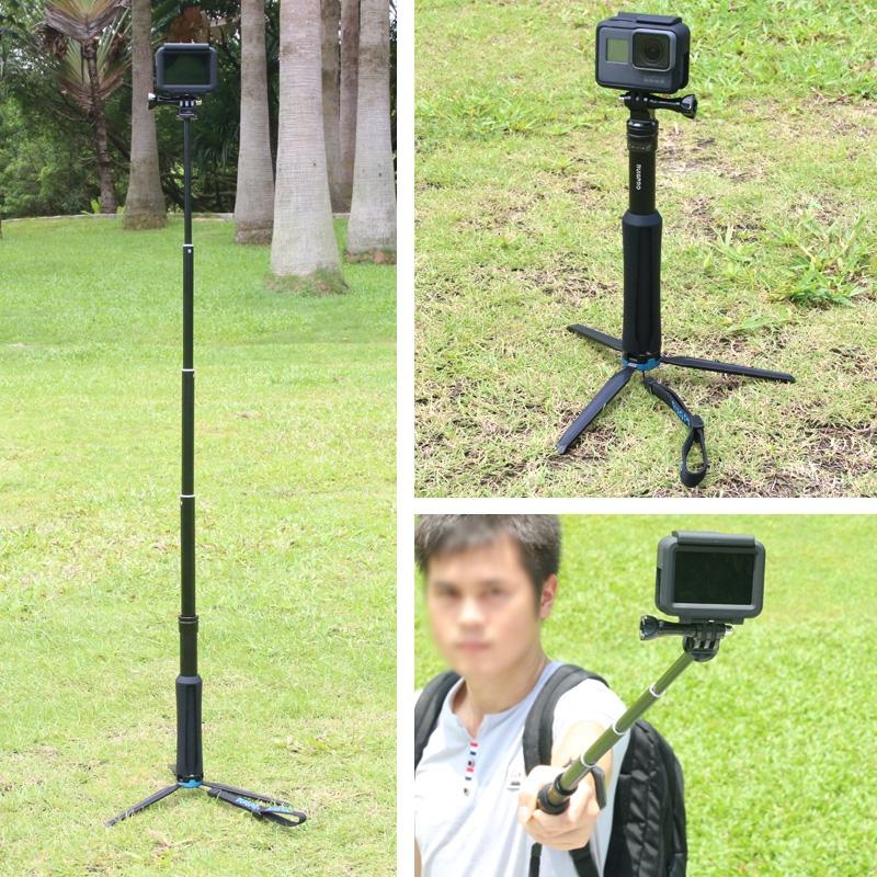Foldable Tripod Selfie Stick For Action Cameras - 23.5-81Cm Length-1915197152213209091