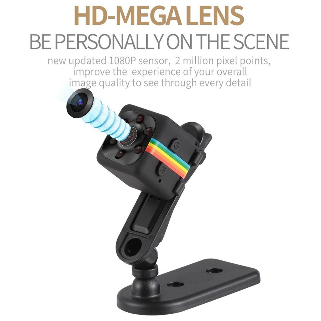 Hd 1080P Mini Sport Camera With Night Vision & Tf Card Holder-1915196795563151362