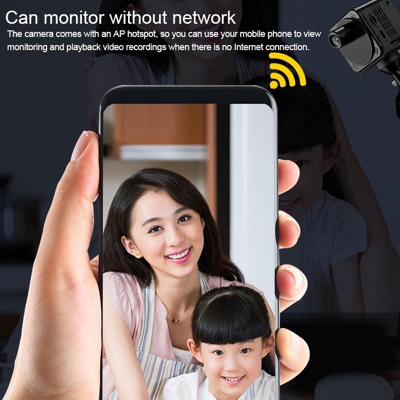 Full Hd Wifi Mini Dv Recorder Camera With Night Vision & Loop Recording-1915196985275715589