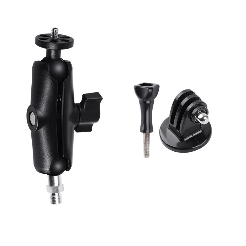 Universal Motorcycle Mount For Action Cameras With Tripod Adapter And Screw - 9Cm-1915196680442089479