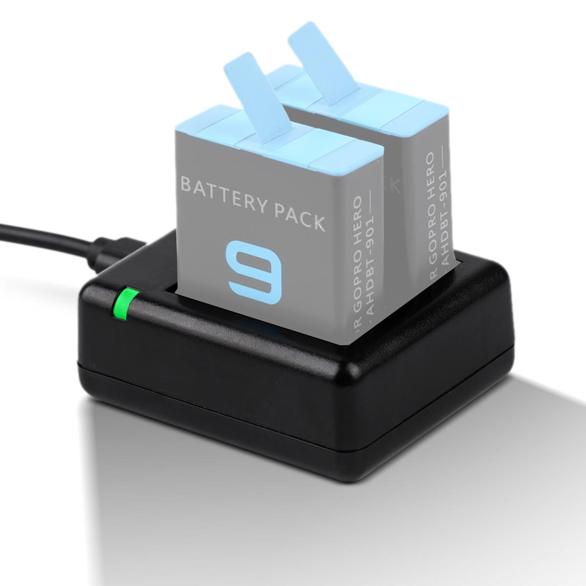 Gopro Hero9 / 10 Dual Battery Charger With Usb Cable & Indicator Light-1915196785702342660