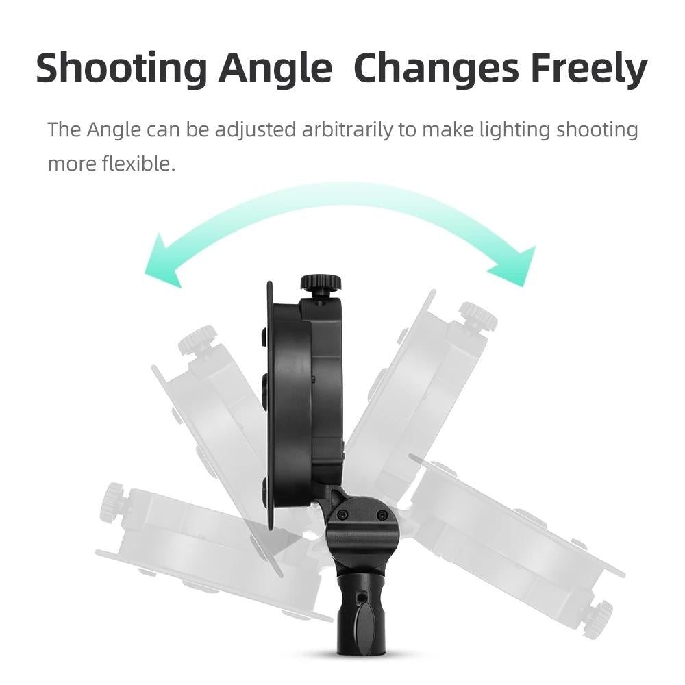 Universal S-Type Flash Bracket For Bowens Mount - Black-1915196786625089539