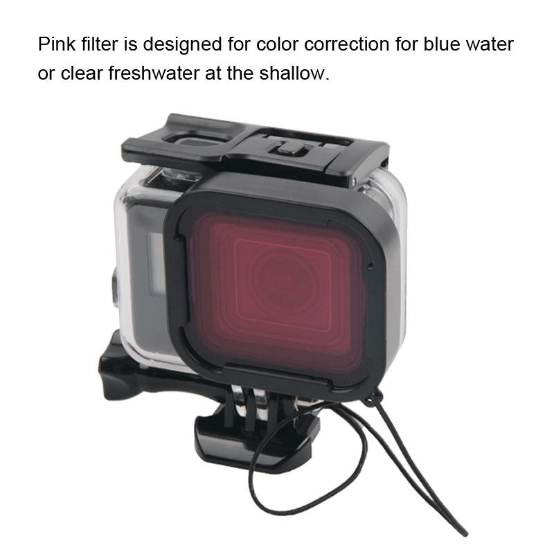 Waterproof Housing Case For Gopro Hero6 / 5 With Touch Screen Back Cover - 45M-1915196603388530694