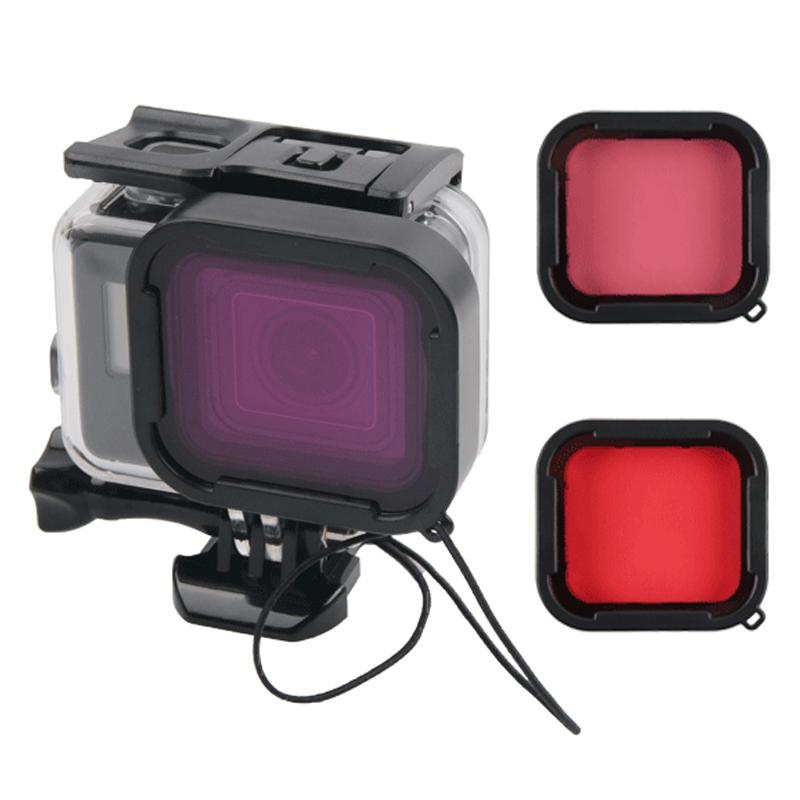 Waterproof Housing Case For Gopro Hero6 / 5 With Touch Screen Back Cover - 45M-1915196603388530696