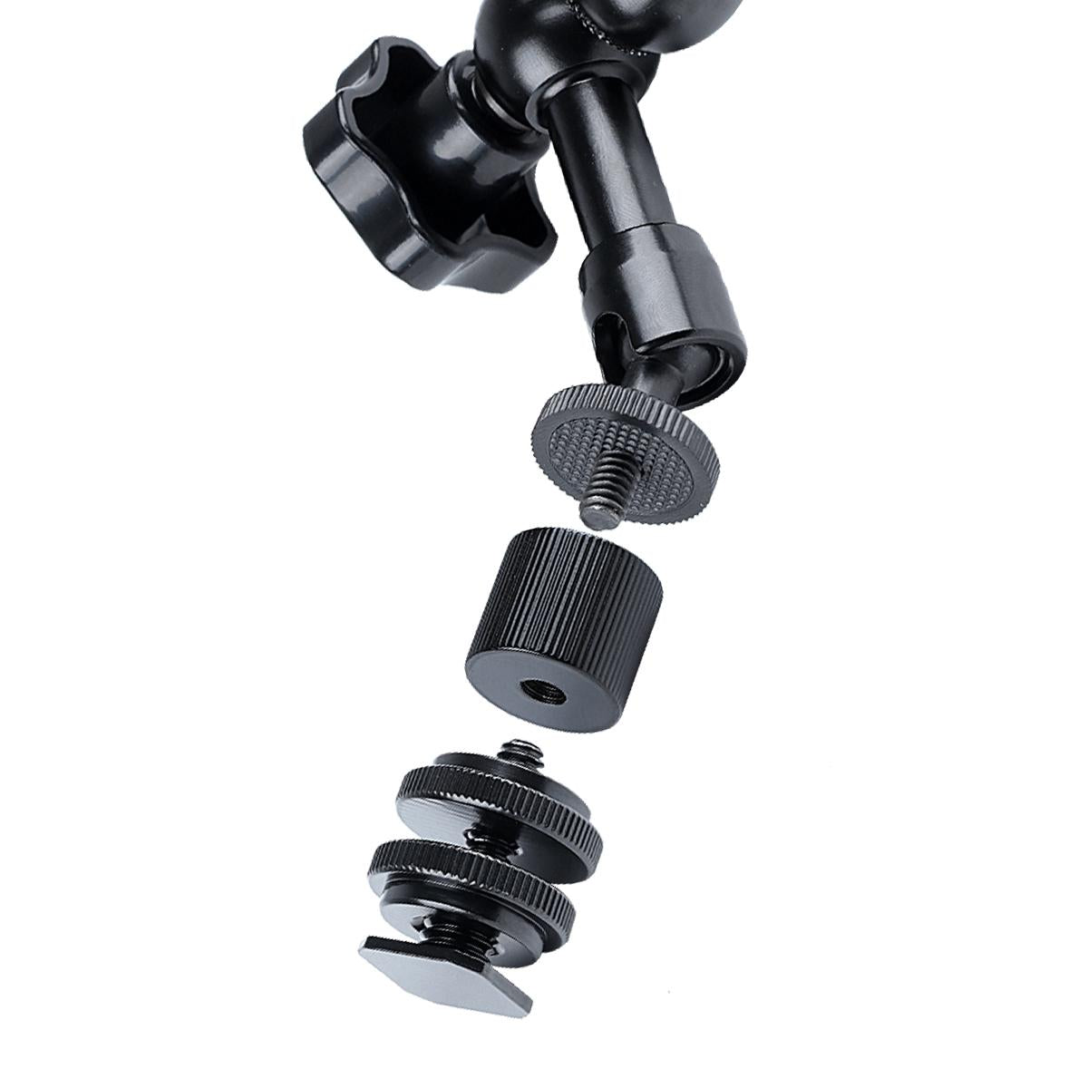 7 Articulating Magic Arm With Phone Clamp & Large Claws - Black-1915196683638149123