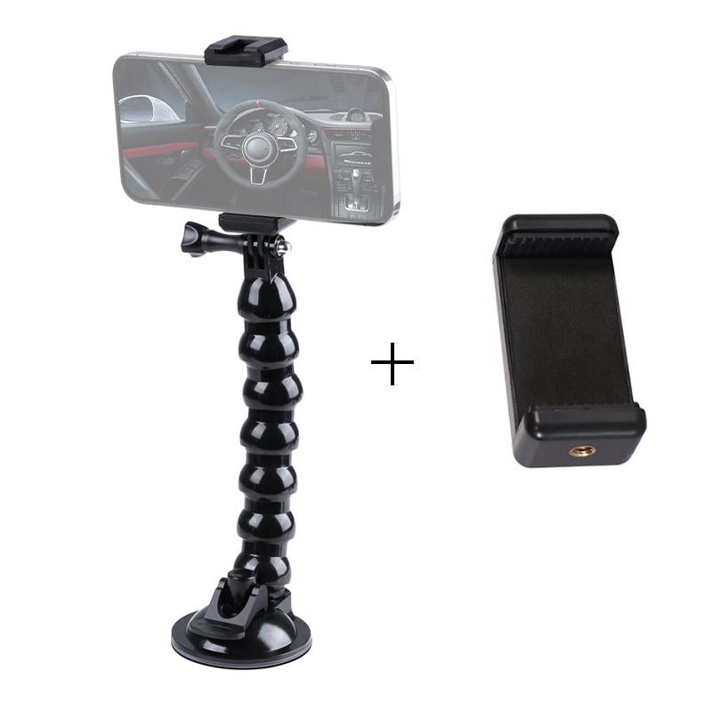 Flexible Suction Cup Mount With Phone Clamp - 1 / 4 Jaws-1915196489504788480