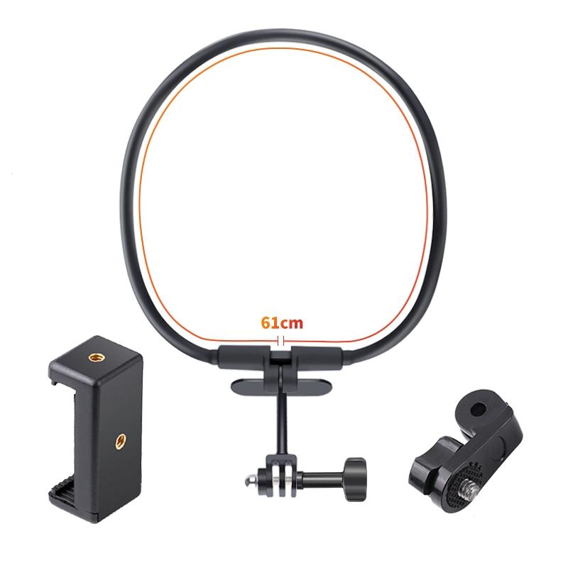 Neck Phone Camera Holder With Phone Clamp - Hands-Free & Extended-1915196721374302209