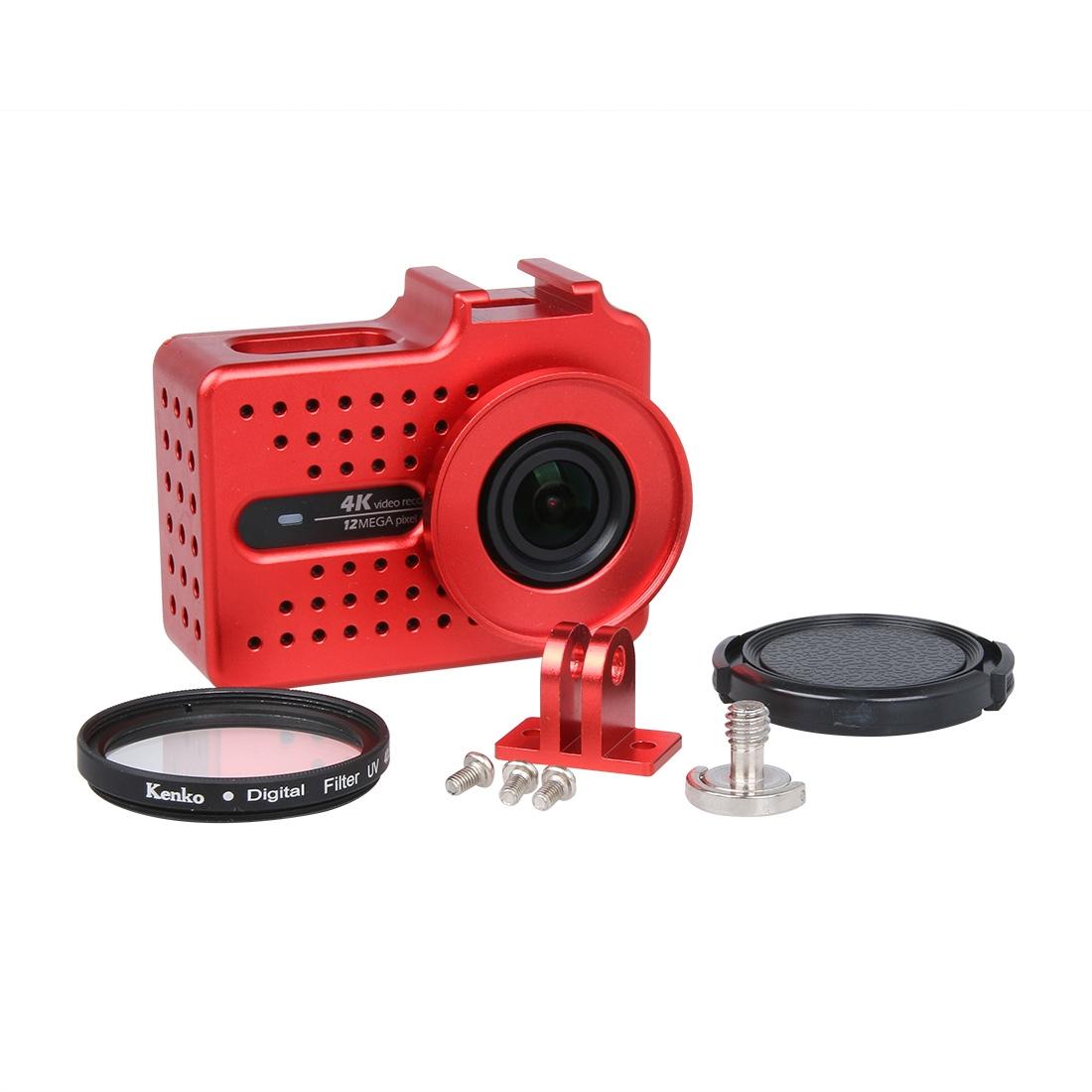 Aluminum Housing With Uv Filter For Xiaomi Xiaoyi Yi Ii 4K Camera-1915196589589270532