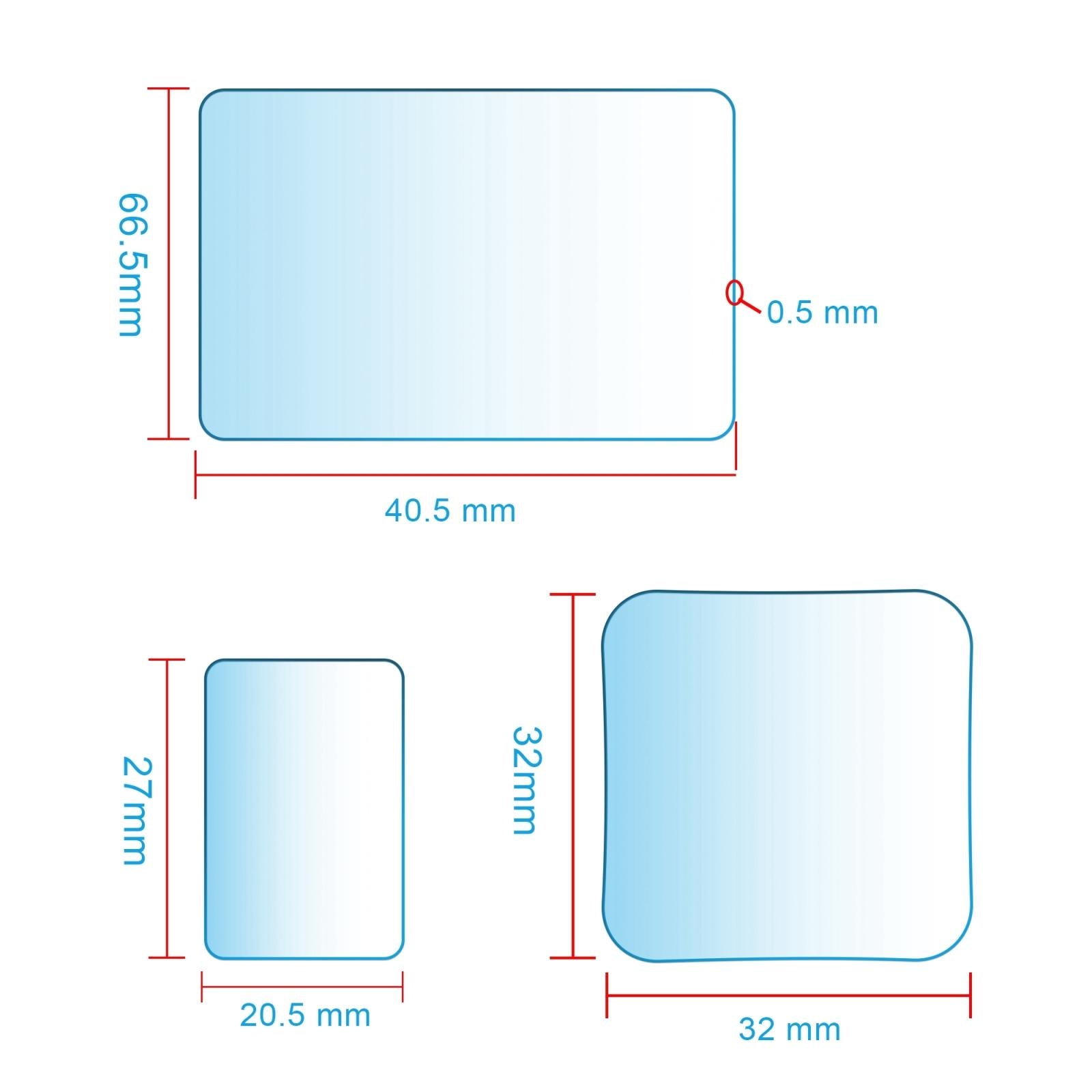 2-Piece Tempered Glass Film Set For Insta360 Ace Pro-1915197453926273028