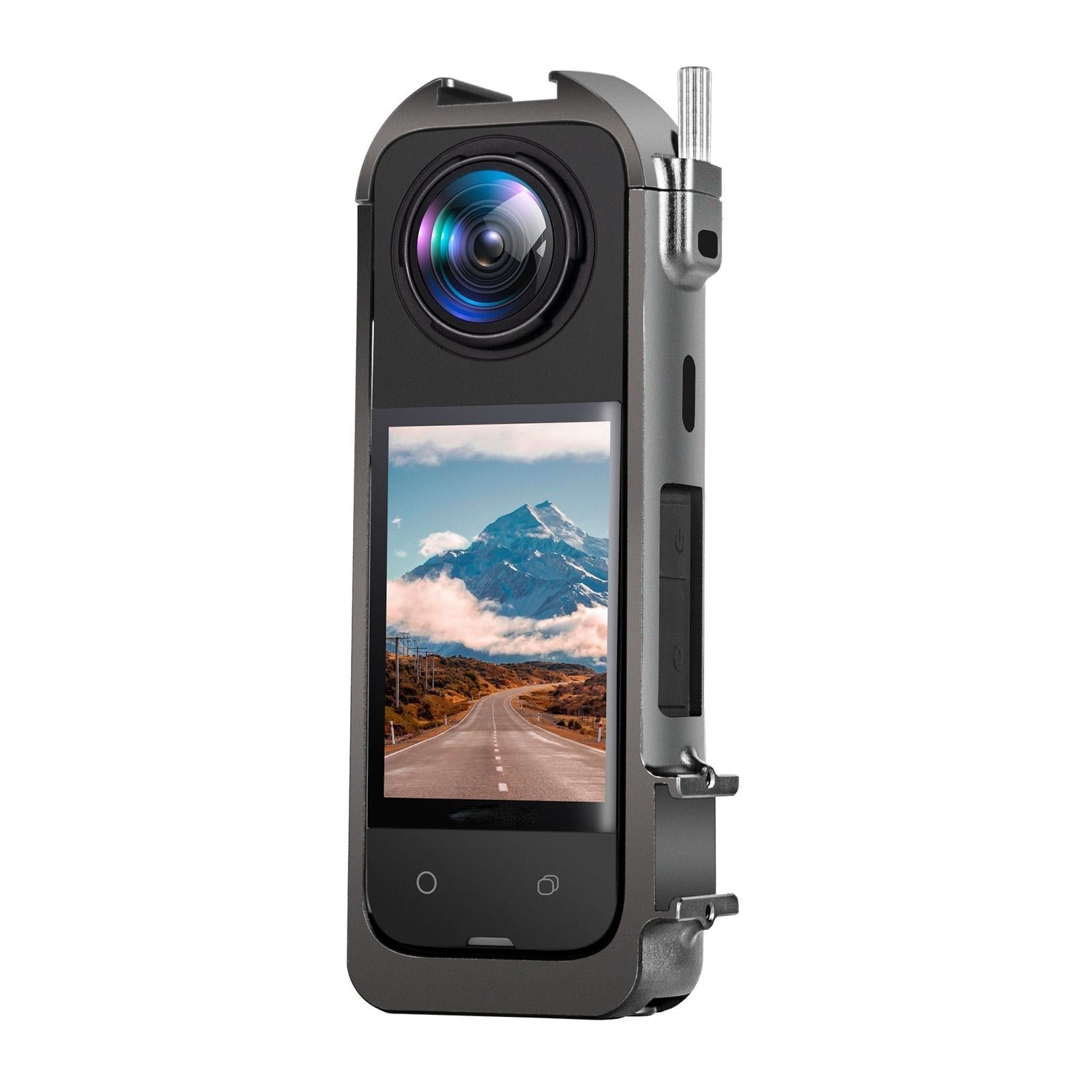 Metal Cage For Insta360 X4 With Cold Shoe And Tripod Adapter-1915197405310095363