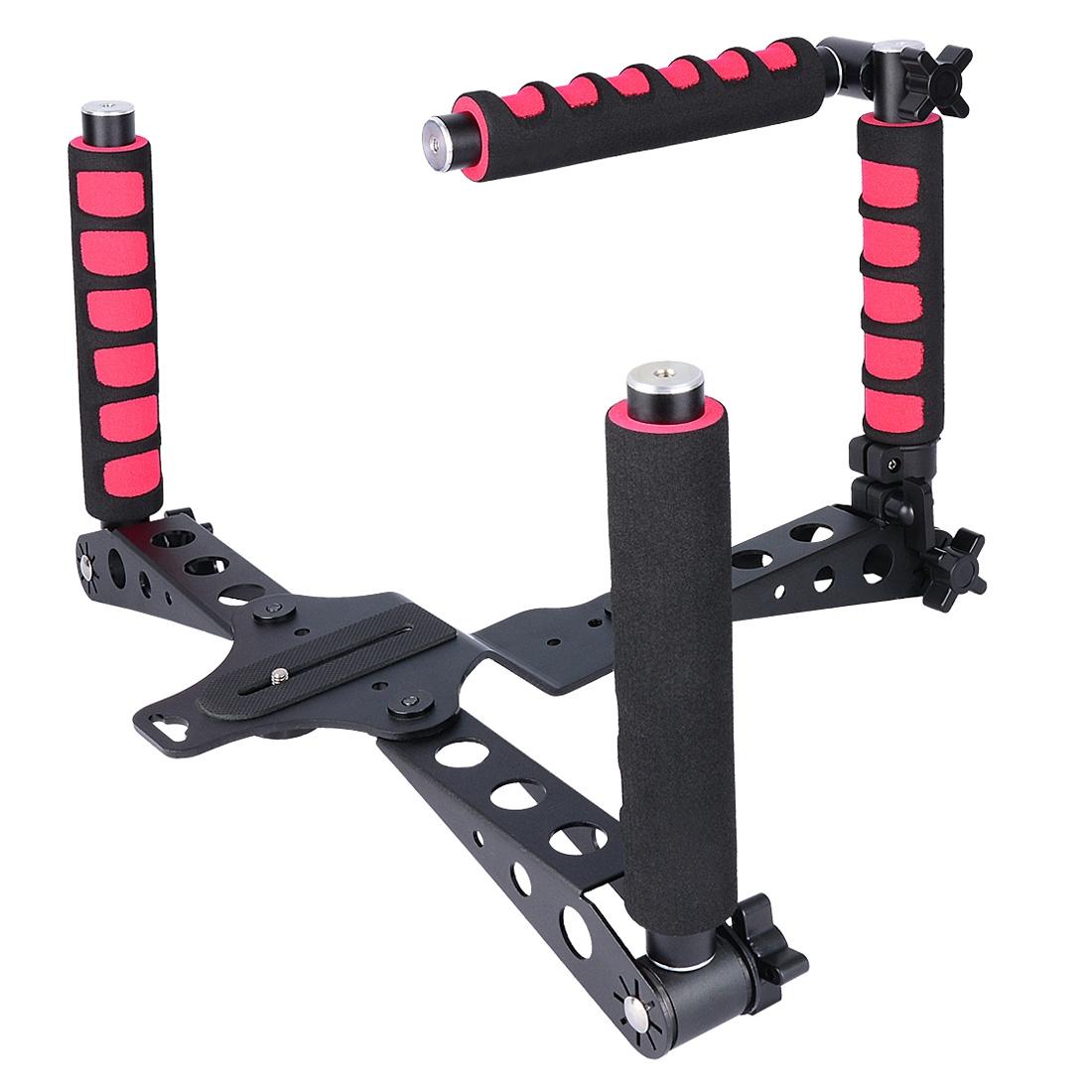 Multifunctional Camera Shoulder Mount For Dslr / Video Camera With Red Handles-1915196590340050945